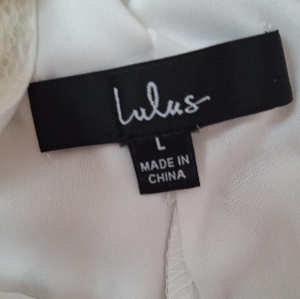 LULU'S White Halter Neck Sheath Midi Dress - Picture 7 of 7